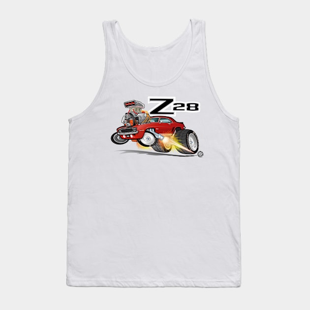 69 Z28 Blown Tank Top by Goin Ape Studios